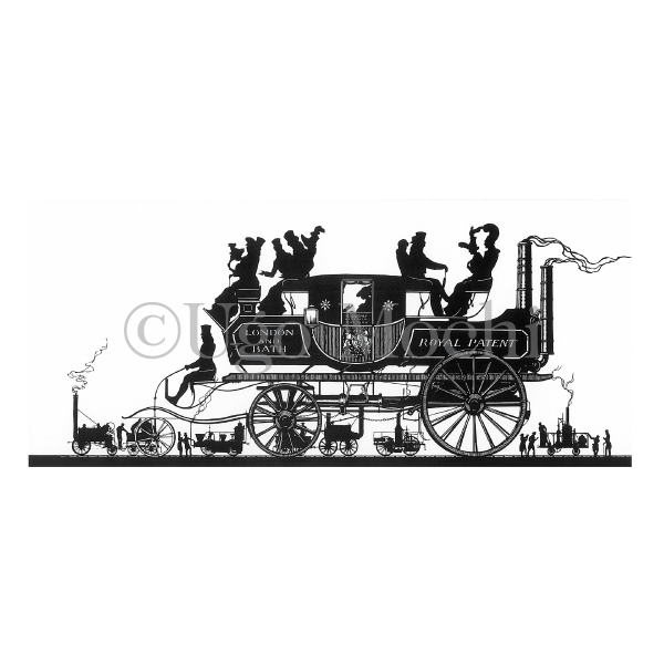 London to Bath Gurney Omnibus, 1828