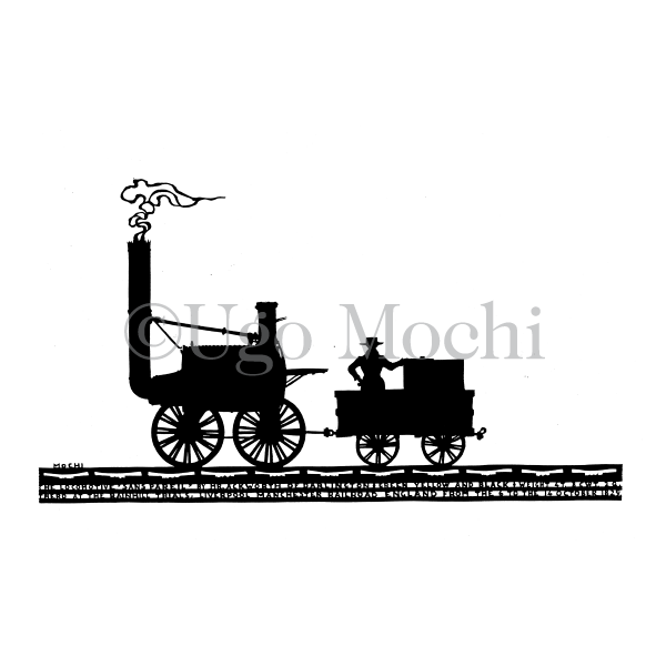 English “Sans Pareil” locomotive (1829)