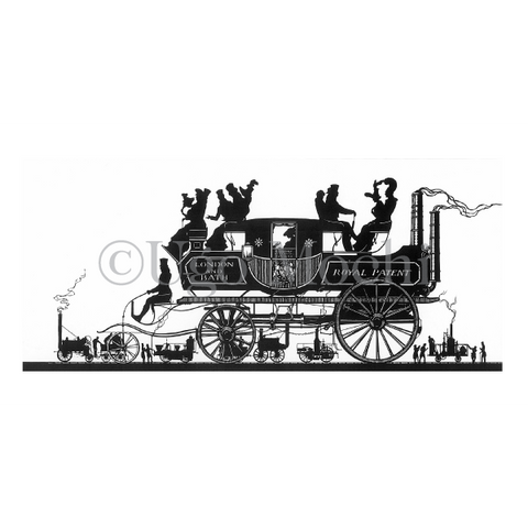 London to Bath Gurney Omnibus, 1828